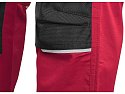 Kalhoty CXS SOLIS FLEX, pánské, červeno-černé, vel. 60