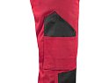 Kalhoty CXS SOLIS FLEX, pánské, červeno-černé, vel. 62