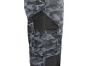 Kalhoty CXS SOLIS FLEX, pánské, maskáčovo-černé, vel. 64