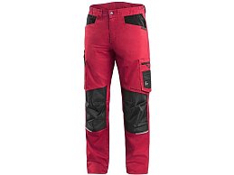 Kalhoty CXS SOLIS FLEX, pánské, červeno-černé, vel. 60
