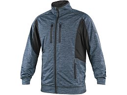 Mikina CXS LEONIS, pánská, modro - černá, vel. 3XL