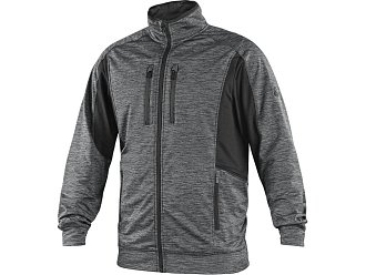 Mikina CXS LEONIS, pánská, šedo - černá, vel. 5XL