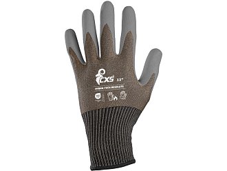 Rukavice CXS HYBRA-TECH RESOLUTE, máčená v latexu s pískovou úpravou, blistr, vel. 11