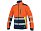 Bunda CXS BENSON, výstražná, softshell, pánská, oranžovo-modrá, vel. 2XL