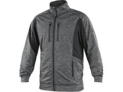 Mikina CXS LEONIS, pánská, šedo - černá, vel. 2XL