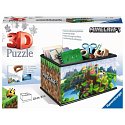 Ravensburger 11286 Puzzle 3D Úložná krabice Minecraft 216 dílků - V