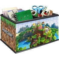 Ravensburger 11286 Puzzle 3D Úložná krabice Minecraft 216 dílků - V