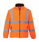 Fleece HiVis bunda oranžová S